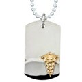 Sterling Silver Wounded Warrior Project 30-inch Medical ID Necklace