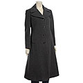 DKNY Women's Petite Long Wool Coat