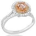 14k White Gold 4/5ct TDW Pink Diamond Ring (Size 7.25)