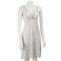 Genux Women's Grey Surplice Tank Dress