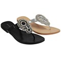 Bamboo by Journee Collection Women's Embellished Sandals