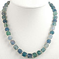 Sterling Silver Fluorite Handmade Bead Necklace (Thailand)