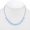 Handmade Blue Chalcedony and Silver Necklace (Thailand)