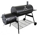 Double Barrel Charcoal Grill