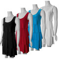 S Max by Adi Women's Stretch Knit Tiered Sleeveless Dress