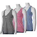 Energie Brand Junior's Striped Racerback Tank Top