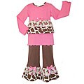 Annloren Girl's Trendy Giraffe 2-piece Set