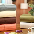 Sateen Solid Combed Cotton 600 Thread Count Sheet Set