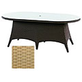 Kitty Hawk 'Carlton' Oval Wicker Dining Table