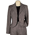 Austin Reed Women's Black/ White Winslet Weave Jacket