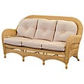 Kitty Hawk 'Lucaya' Honey Resin Wicker 3-seat Sofa
