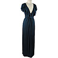 T-Bags Women's Blue Frilly Dress