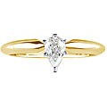 14k Gold 1/2ct TDW Pear-cut Diamond Solitaire Ring (I-J, SI2)