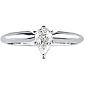 14k Gold 5/8ct TDW Pear-cut Diamond Solitaire Ring (I-J, SI2)