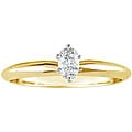 14k Yellow Gold 1/2ct TDW Diamond Solitaire Ring (I-J SI2)