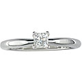 14k Gold 1/3ct TDW Princess Diamond Solitaire Ring (I-J, I1)