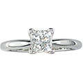 14k Gold 1ct TDW Princess-cut Diamond Solitaire Ring (I-J, I1)