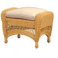Kitty Hawk 'Lucaya' Resin Wicker Ottoman