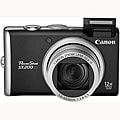 Canon PowerShot SX200 IS 12MP Black Digital Camera