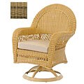Kitty Hawk 'Lucaya' Resin Wicker Swivel Tilt Dining Chair