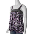 Hai Sheng Junior's Purple Banded Top Silky Blouse