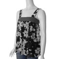 Hai Sheng Junior's Banded Top Floral Print Blouse