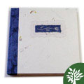 Blue Silk Handmade Paper Journal (India)