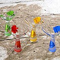'Drink Like A Fish' Martini Glasses (Set of 4)