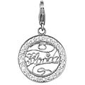 14k White Gold 1/10ct TDW Diamond Florida Charm