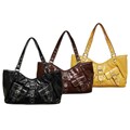 Je Veux Croc Print Double-strap Shoulder Bag
