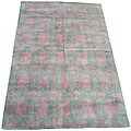 Indo Hand-knotted Purple/ Blue Wool Rug (5' x 8')