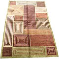 Indo Tibetan Multicolor Rug (5' x 8')