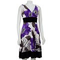 Jones New York Women's Abstract Floral Dress