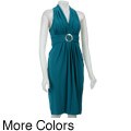Jones New York Women's Shell Ring Front Dress