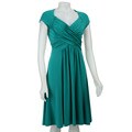 Jones New York Women's Criss-cross Ruched Dress