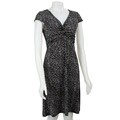 Tahari ASL Women's Twist-front Matte Jersey Dress