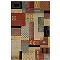 Hand-knotted Manami Wool Rug (5'6 x 8'6)