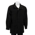 Claiborne Men's Black Poly Tech Stadium Coat