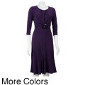 Julian Taylor Women's 3/4-sleeve Dress