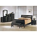 4-piece Queen Black Bedroom Set