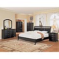 Low-profile Dark Espresso 4-piece King-size Bedroom Set