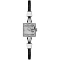 Gucci Women's 102 Diamond Black Satin Watch