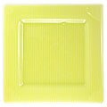 Turgla Stripe Yellow Glass Plate