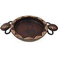 Hand-created Akuaba Plate (Ghana)