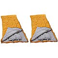 2 Kolumb 30-degree Yellow Rectangular Sleeping Bag