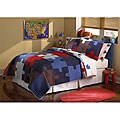 Puzzle Twin Quilt Set