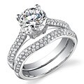 18k Gold 2 1/2ct TDW Diamond Wedding Ring Set (I, SI1-SI3) (Size 6.5)