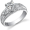 18k Gold 1 9/10ct TDW Diamond Engagement Ring (H-I, VS2-SI3) (Size 6.5)