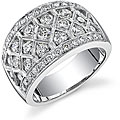18k White Gold 2ct TDW Diamond Band (I, SI1) (Size 7)