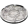 Shannon 7-section Crystal Lazy Susan Server